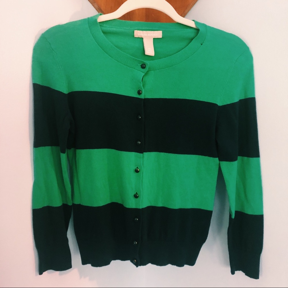 Banana Republic button up sweater